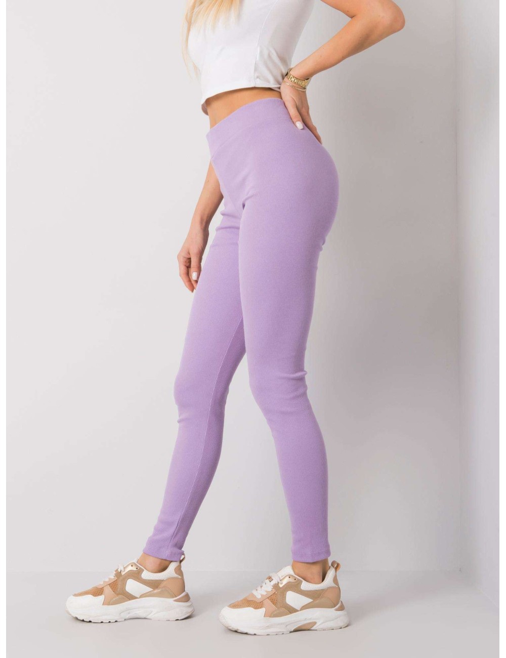 Legginsy w prążek