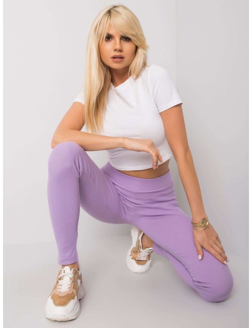 Legginsy w prążek