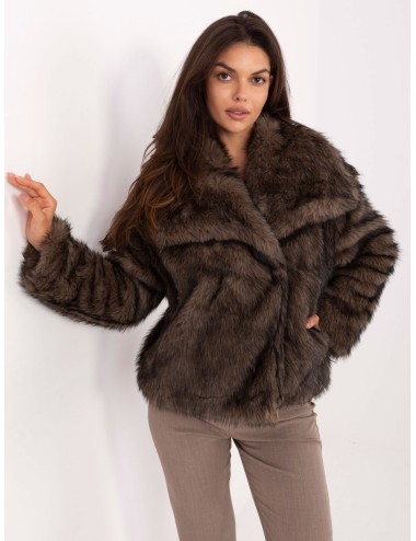 Kurtka-IT-KR-2501.43P-ciemny brązowy