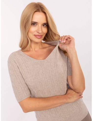 Sweter-PM-SW-B-615.18-jasny brązowy