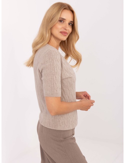 Sweter-PM-SW-B-615.18-jasny brązowy