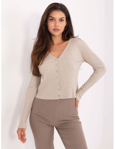 Sweter-PM-SW-R1639.27-bordowy