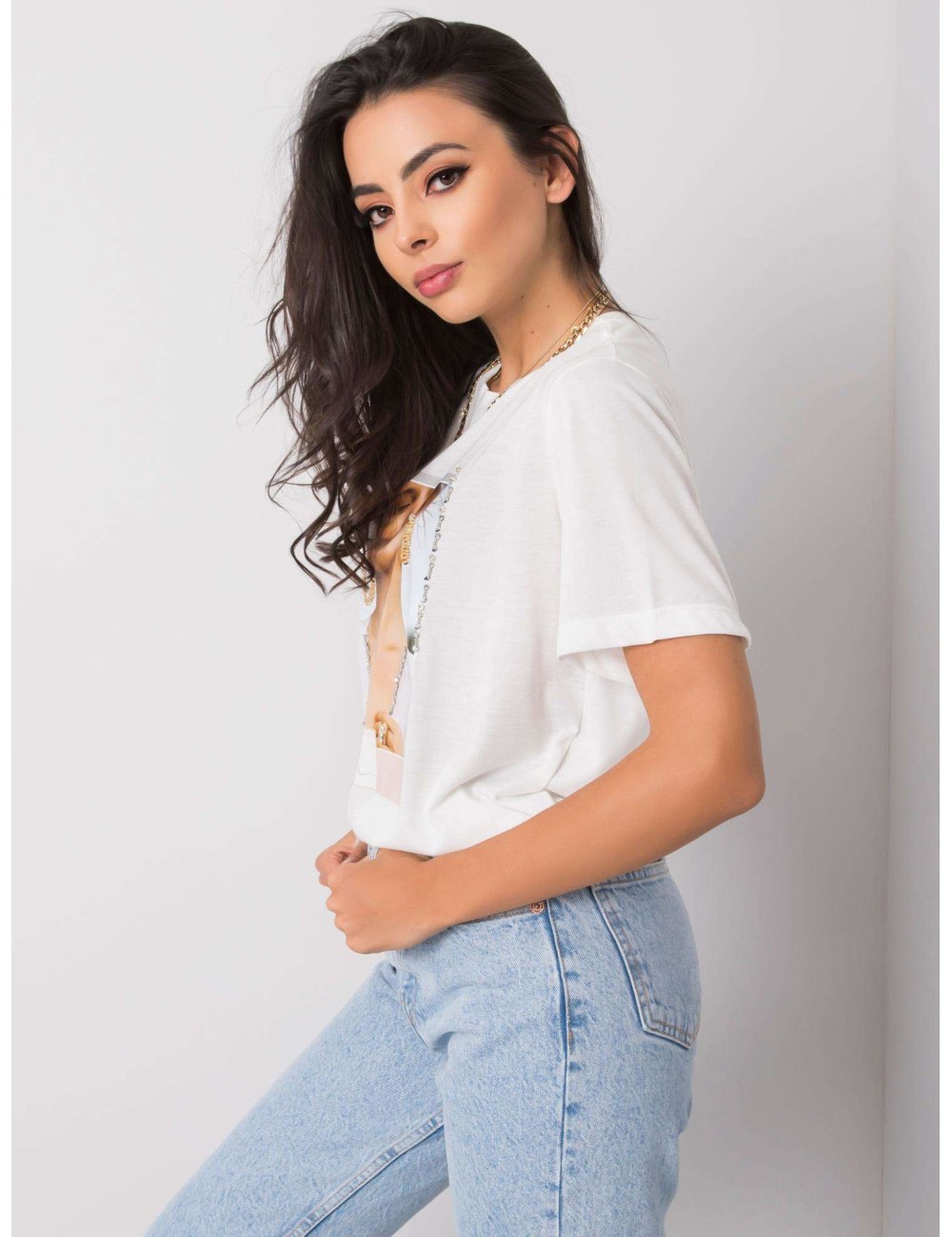 T-shirt damski z printem