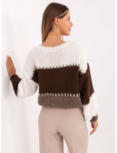 Sweter-MI-SW-3181.22-bordowy
