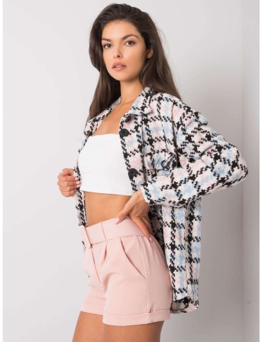 Brudnoróżowe eleganckie szorty damskie