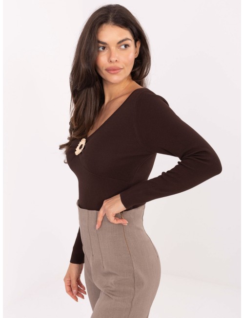 Sweter-PM-SW-DF61034.76-jasny beżowy