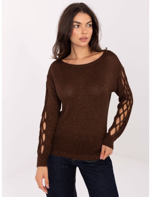 Sweter-MI-SW-1606.96-złoty