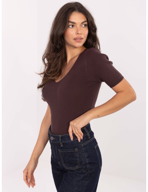 Sweter-PM-SW-B-627.63-ciemny bezowy