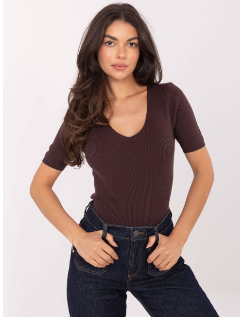 Sweter-PM-SW-B-627.63-ciemny bezowy