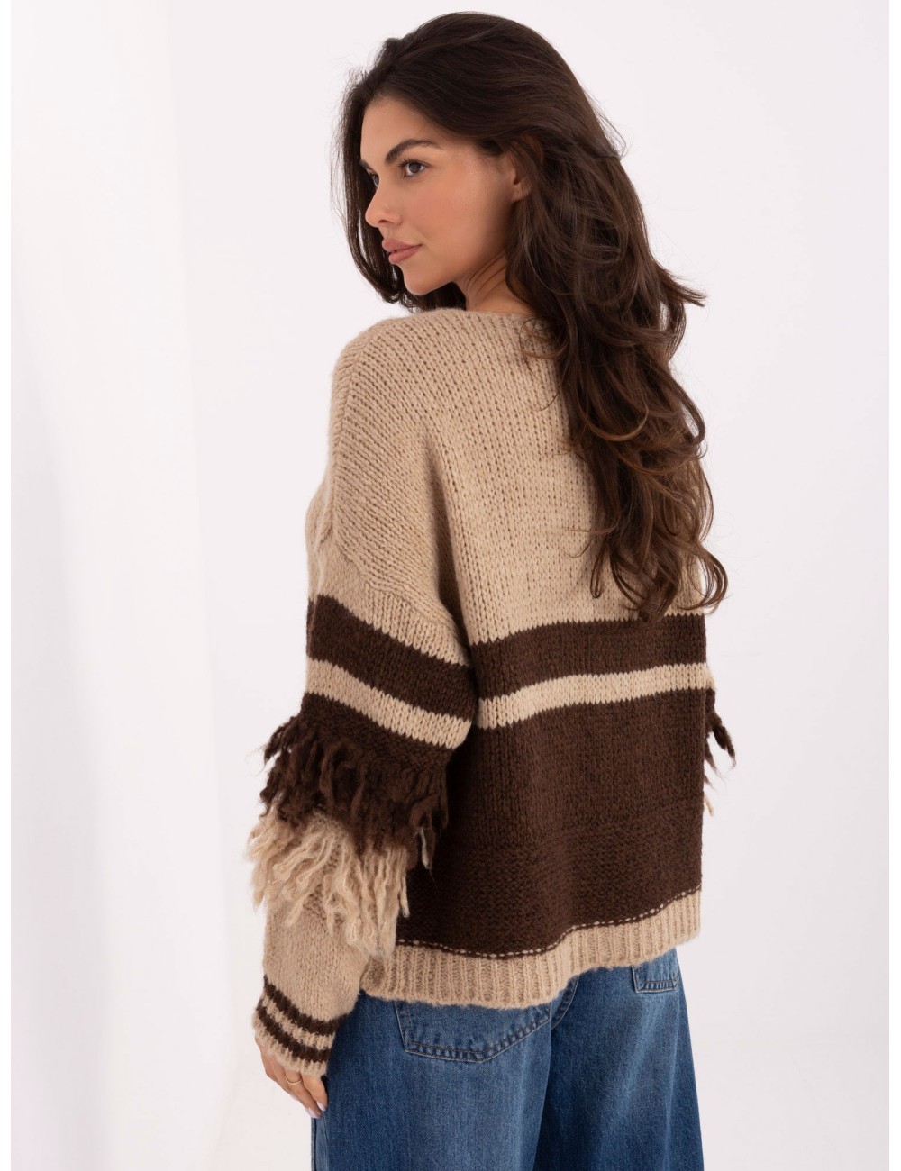 Sweter-MI-SW-3211.31-bordowy