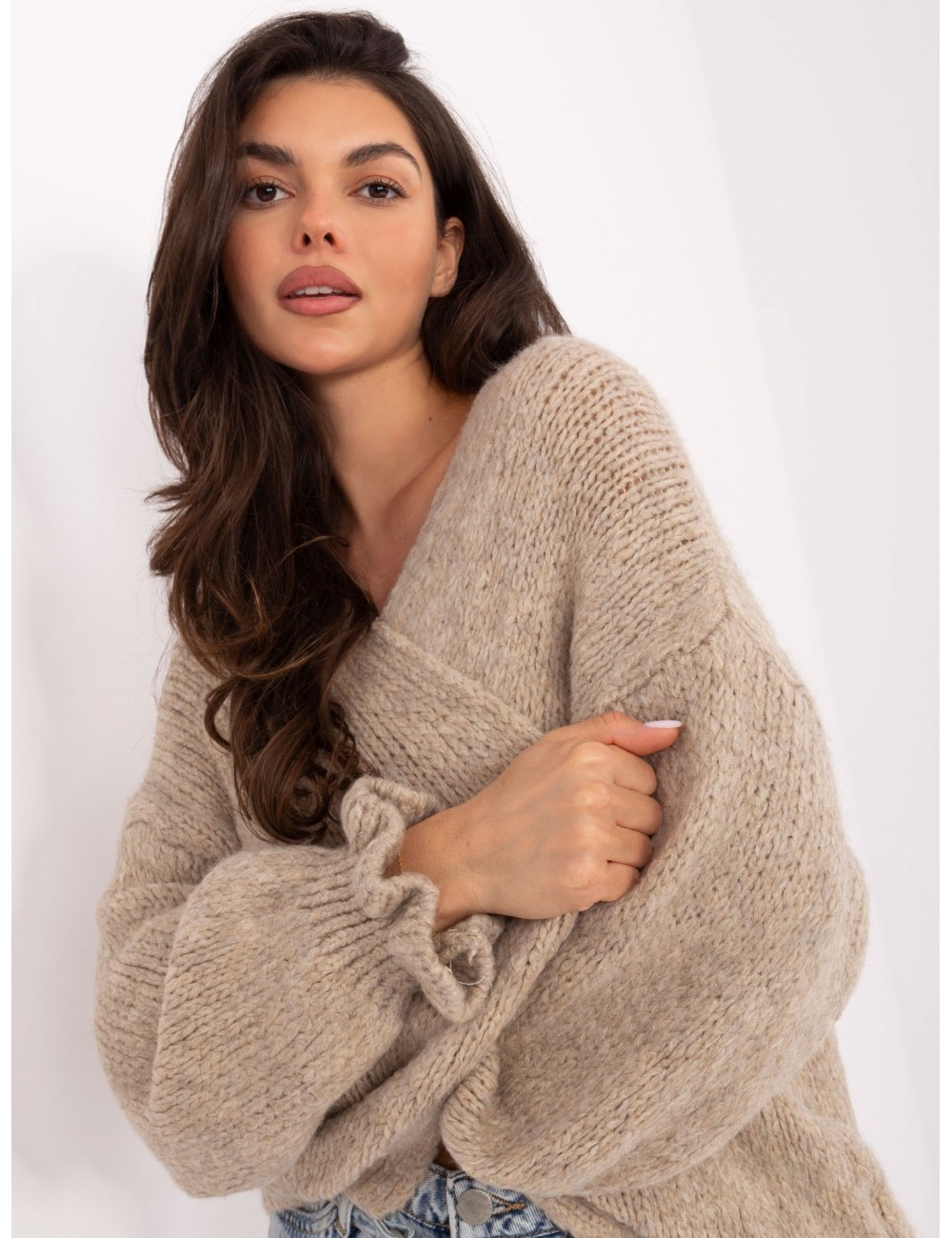 Sweter-MI-SW-0904.82-bordowy