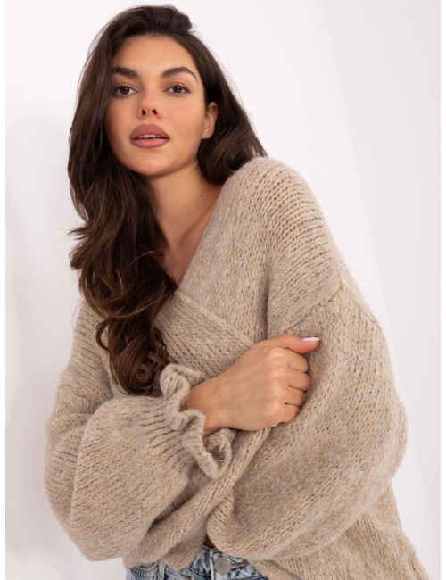 Sweter-MI-SW-0904.82-bordowy