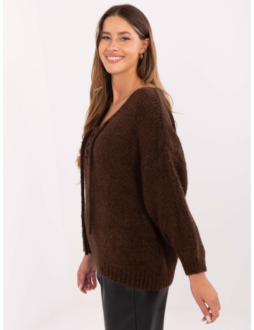Sweter-MI-SW-0919.18-bordowy