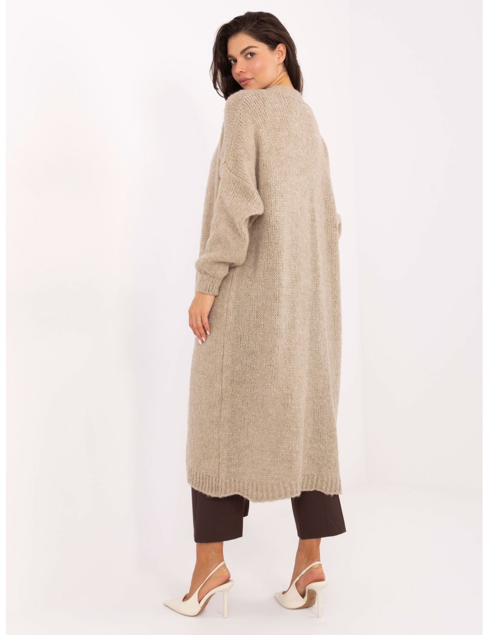 Sweter-MI-SW-WM6155.82-ciemny brązowy