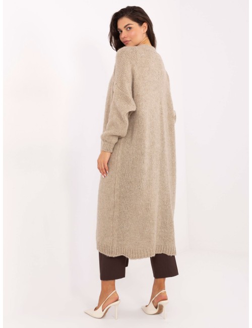 Sweter-MI-SW-WM6155.82-ciemny brązowy