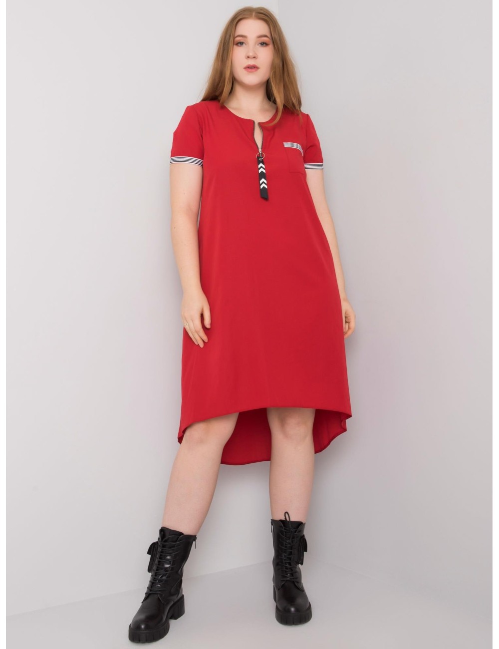 Sukienka bawełniana plus size