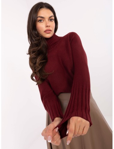 Sweter-IT-SW-8003.18P-ciemny bezowy