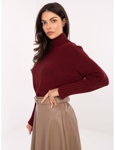 Sweter-IT-SW-8003.18P-ciemny bezowy