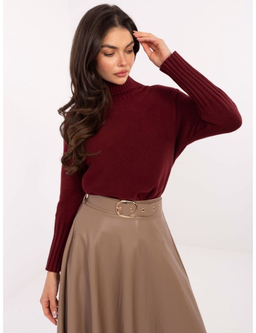 Sweter-IT-SW-8003.18P-ciemny bezowy