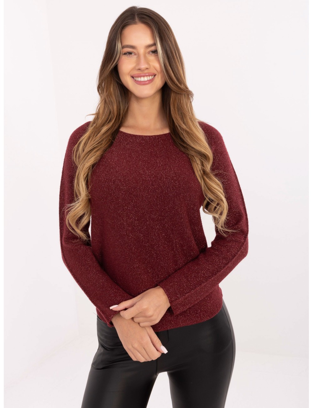 Sweter-IT-SW-0110.84-ciemny bezowy