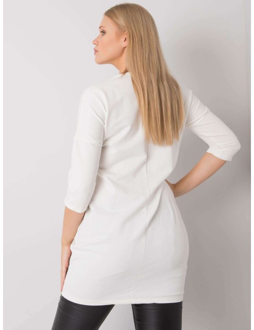 Brudnoróżowa bawełniana sukienka plus size