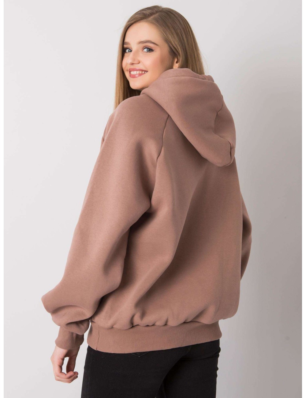 Ocieplana bluza dresowa z kapturem