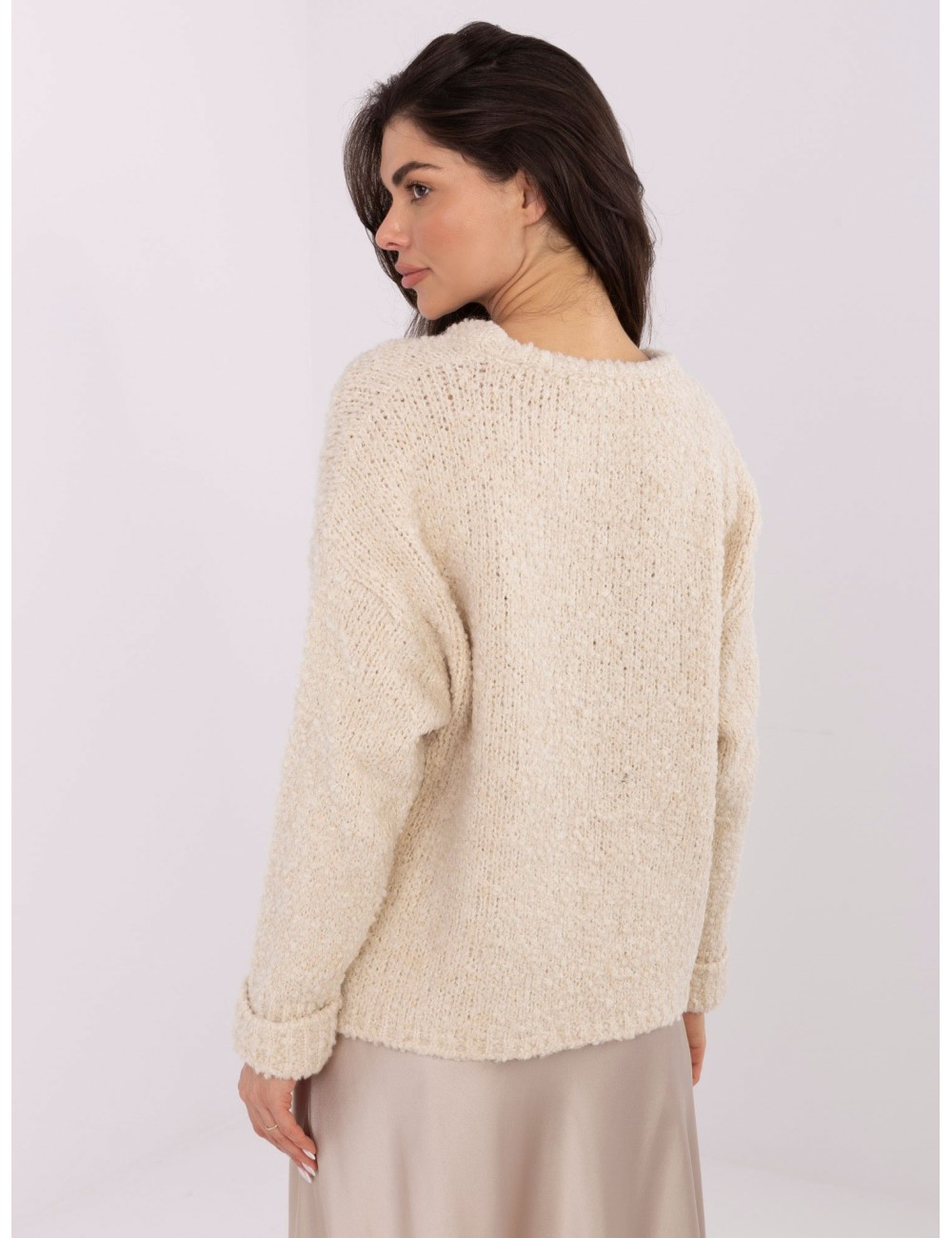 Sweter-MI-SW-WK32601.19-ciemny szary
