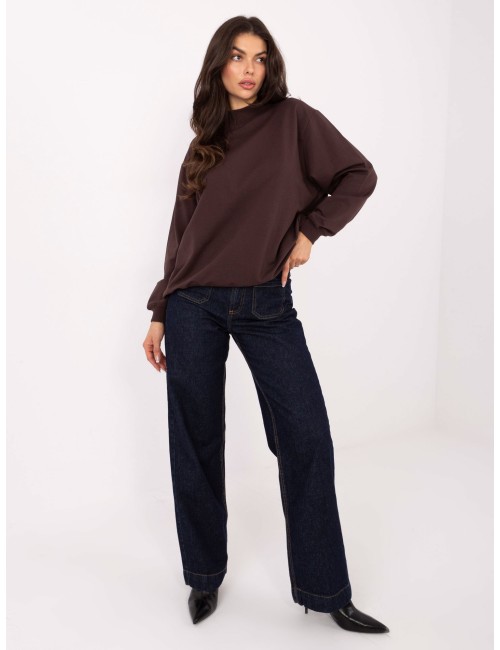 Bluza-RV-BL-5185.70P-ciemny brązowy