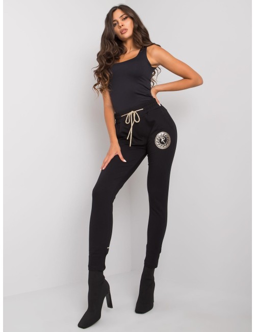 Khaki dresowe joggery damskie