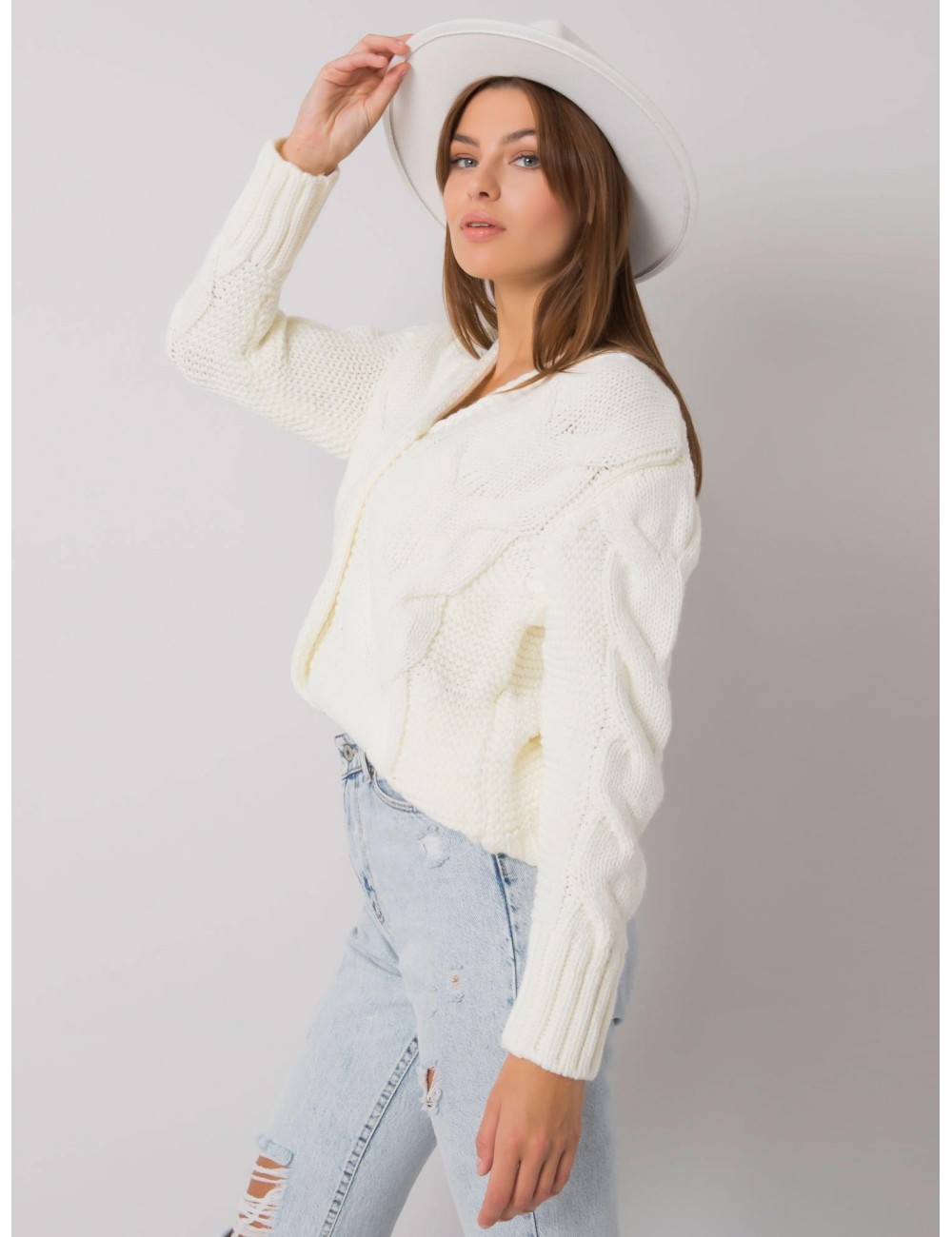 RUE PARIS sweter rozpinany