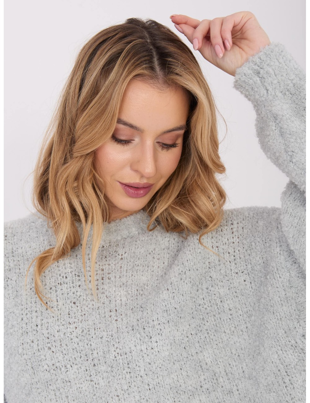 Sweter-CH-SW-72610.62-ciemny bezowy