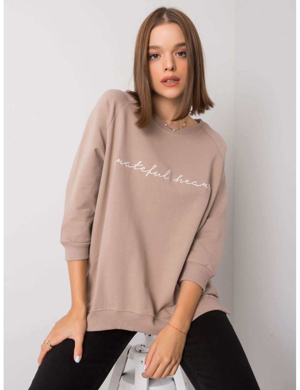 Morska bluza damska bez kaptura Karissa RUE PARIS