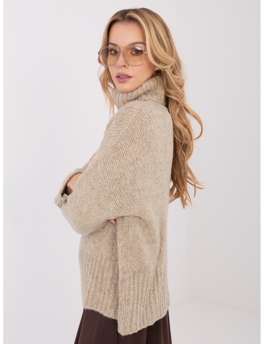 Sweter-CH-SW-72989.68-ciemny brązowy